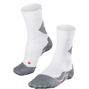 Chaussette unie 4 Grip Cus Falke blanc