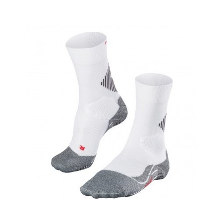 Chaussette unie 4 Grip Cus Falke blanc