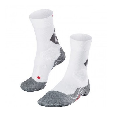 Chaussette unie 4 Grip Cus Falke blanc