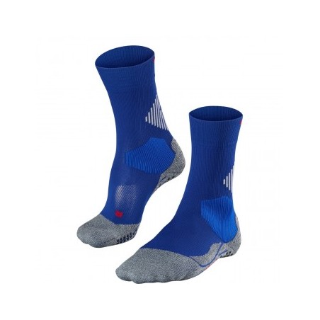 Chaussette unie 4 Grip Cus Falke bleu athletic