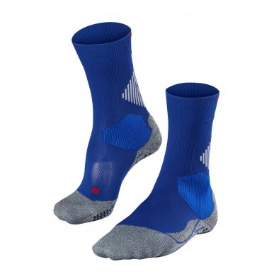 Chaussette unie 4 Grip Cus Falke bleu athletic