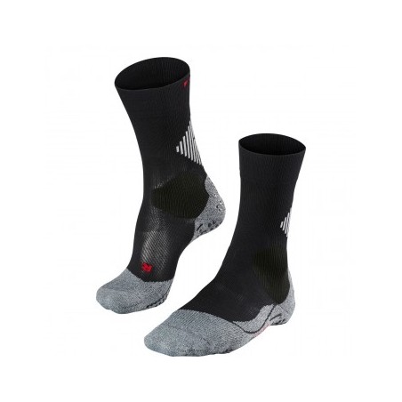 Chaussette unie 4 Grip Cus Falke noir