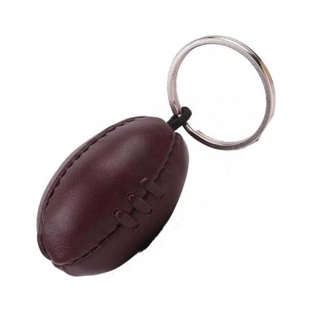 Porte clé ballon cuir All Sport Vintage marron