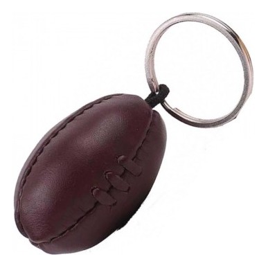 Porte clé ballon cuir All Sport Vintage marron