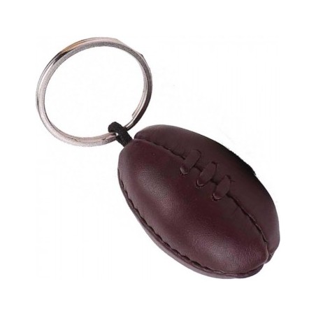 Porte clé ballon cuir All Sport Vintage marron