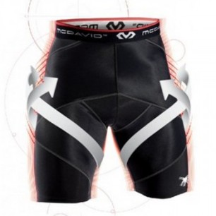 Short Contention Cross Compression McDavid noir