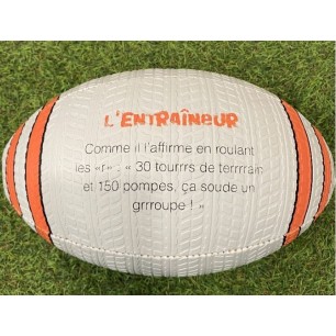 BALLON LES RUGBYMEN L'ENTRAINEUR