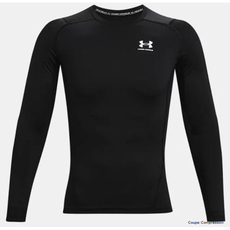 Haut à manches longues HeatGear Armour pour homme