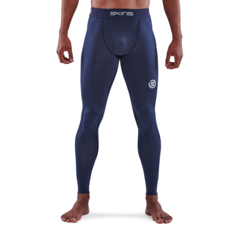 SKINS SERIES 1 Pantalon long de compression pour hommes, bleu marine