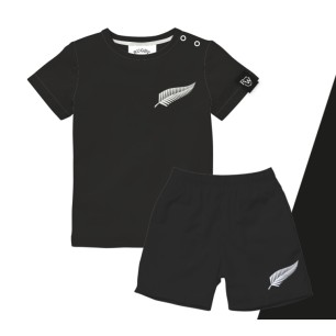 Ensemble T-shirt & Short All Blacks Bébé