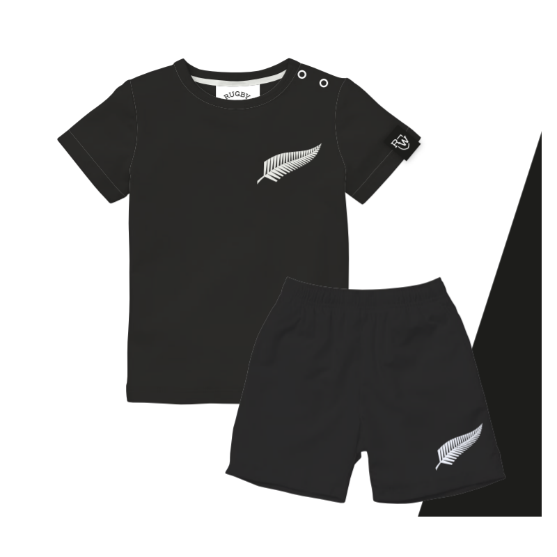 Ensemble T-shirt & Short All Blacks Bébé