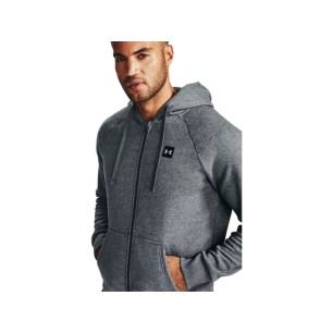 Sweat à capuche zippé Under Armour Gris