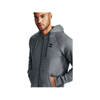 Sweat à capuche zippé UA Rival Fleece pour homme