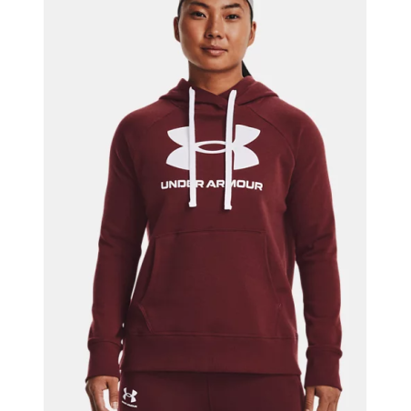 Sweat femme Under Armour Rouge | Rugby Approved Perpignan