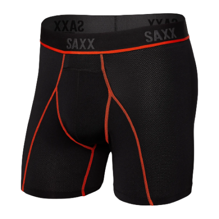 BOXER KINETIC HD SAXX UNDERWEAR NOIR ORANGE