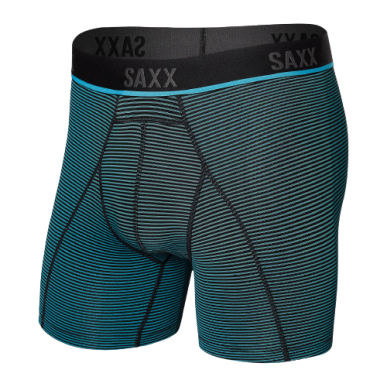 BOXER KINETIC SAXX UNDERWEAR RAYE BLEU NOIR