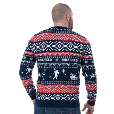 PULL DE NOËL RUCKFIELD BLEU MARINE