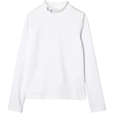 T-shirt enfant col haut Armour ColdGear® LS Under Armour blanc