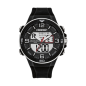 MONTRE SILICONE NOIR