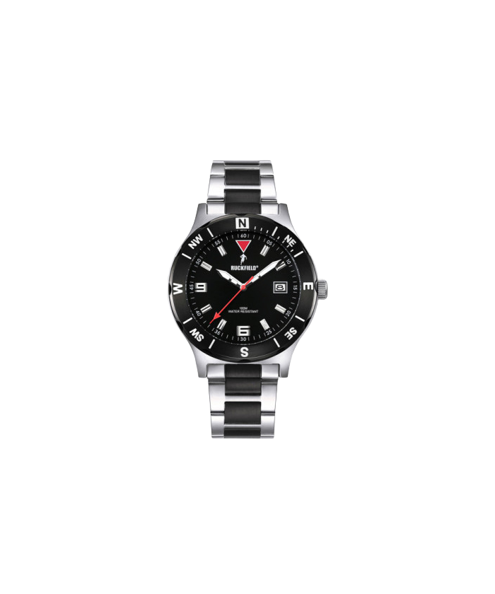 MONTRE RUCKFIELD ACIER NOIR...