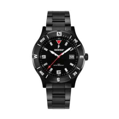 MONTRE RUCKFIELD ACIER NOIR