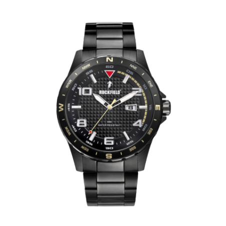 MONTRE RUCKFIELD ACIER NOIR