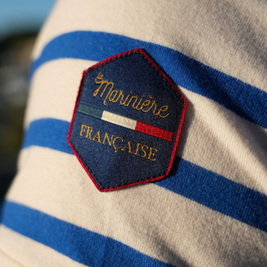 T-SHIRT MANCHES COURTES TAO BLANC LA MARINIERE FRANCAISE