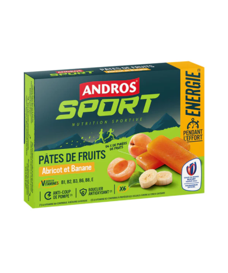 PÂTES DE FRUITS ABRICOT - BANANE 6X30G