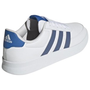 Chaussures Adidas Blanches - Bandes bleues