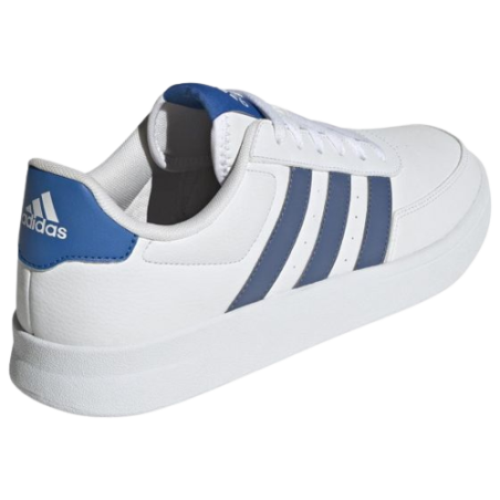 Chaussures Adidas Blanches - Bandes bleues