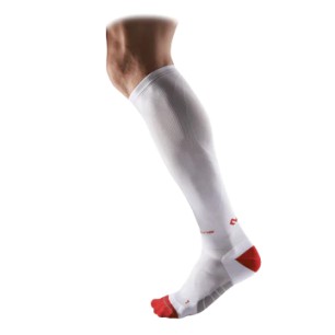 Elite Compression Runner Socks white