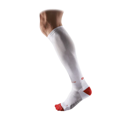 Elite Compression Runner Socks white