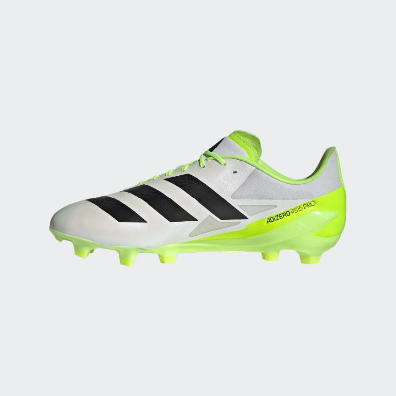 Adizero RS15 Pro (FG) - Blanc/Noir/Fluo