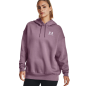 Sweat à capuche oversize UA Essential Fleece pour femme