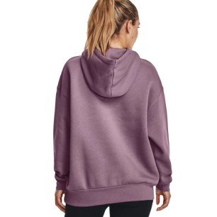 Sweat à capuche oversize UA Essential Fleece pour femme