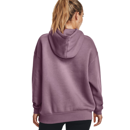 Sweat à capuche oversize UA Essential Fleece pour femme