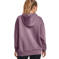 Sweat à capuche oversize UA Essential Fleece pour femme