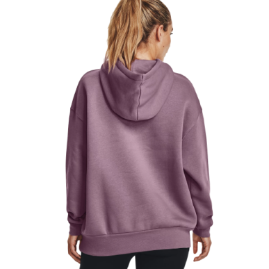 Sweat à capuche oversize UA Essential Fleece pour femme