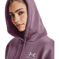 Sweat à capuche oversize UA Essential Fleece pour femme