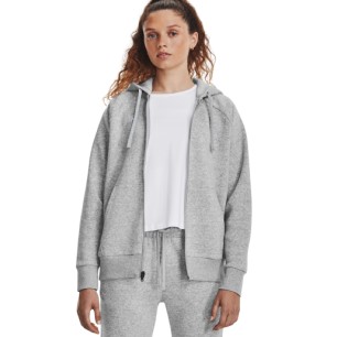 Sweat à capuche UA Rival Fleece Full Zip pour femme