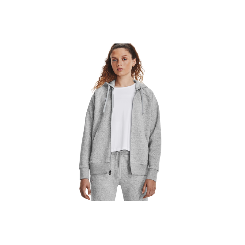 Sweat à capuche UA Rival Fleece Full Zip pour femme