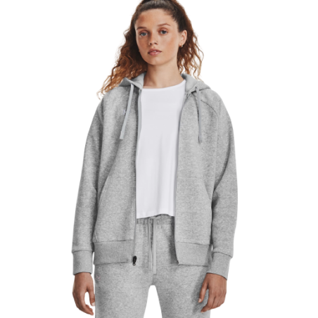 Sweat à capuche UA Rival Fleece Full Zip pour femme