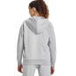 Sweat à capuche UA Rival Fleece Full Zip pour femme