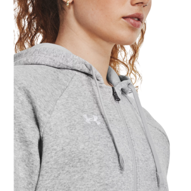 Sweat à capuche UA Rival Fleece Full Zip pour femme