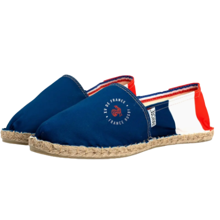 ESPADRILLE FRANCE RUGBY DRAPEAU