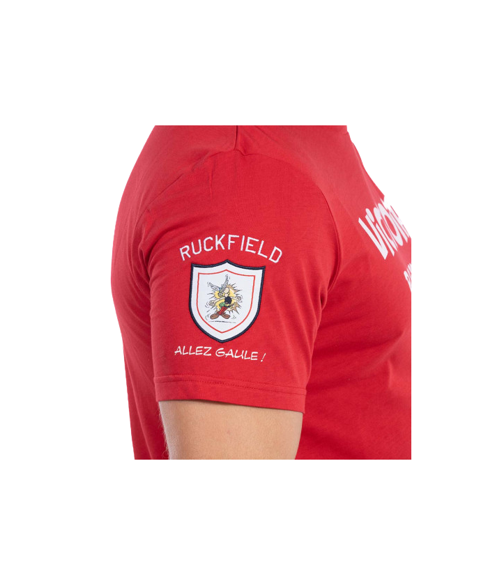 TEE SHIRT RUCKFIELD ROUGE