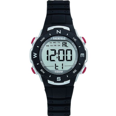 MONTRE RUCKFIELD SILICONE NOIR / GRIS