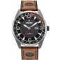 MONTRE RUCKFIELD VINTAGE CUIR MARRON / NOIR