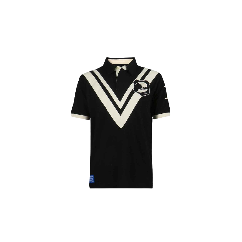 Polo rétro de la Ligue de rugby - All Blacks