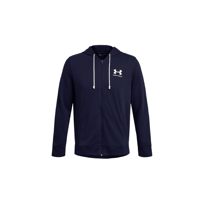 SWEAT ZIPPE HOMME UNDER ARMOUR BLEU MARINE